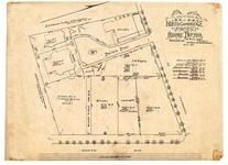 Henry Potter 1884 Potter Park, Worcester, Kempton, Saunders, Warren, Farrington, North Cambridge 1890c Survey Plans